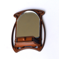 Art Nouveau Mirror Shelf